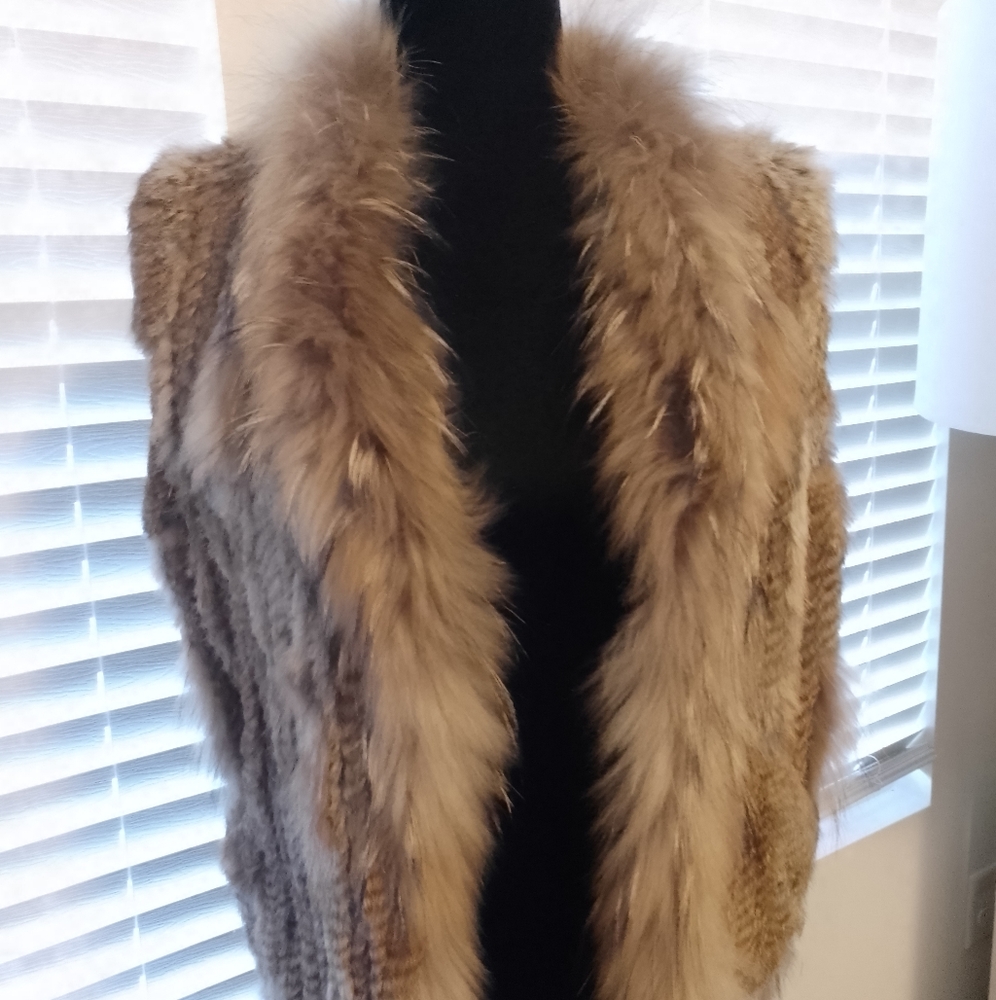 Raccoon and Rabbit vest from Nordstroms (NWOT)